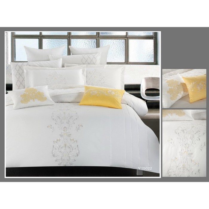 КПБ Queen 2 сп, 220х240 см, 180х215 см, 70х70 см-2 шт., сатин