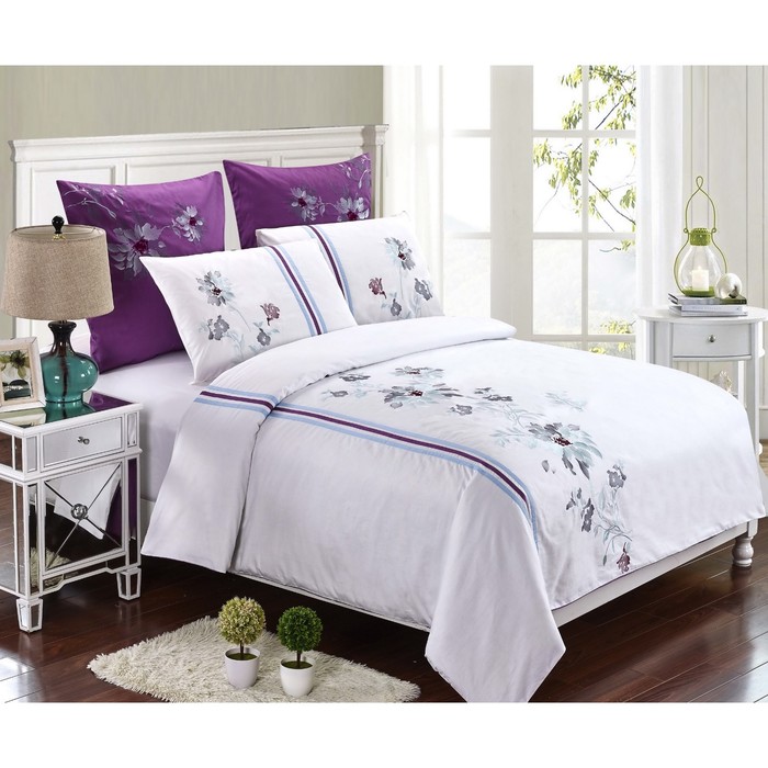 КПБ Romance 1,5 сп, 160х215 см, 150х215 см, 70х70 см-2 шт., сатин