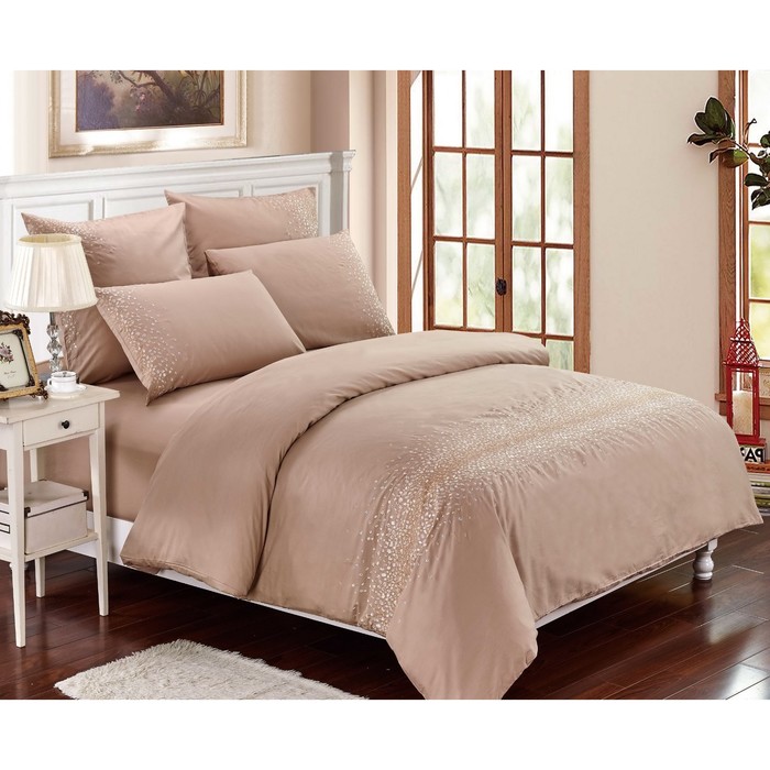 КПБ Sahara 1,5 сп, 160х215 см, 150х215 см, 70х70 см-2 шт., сатин