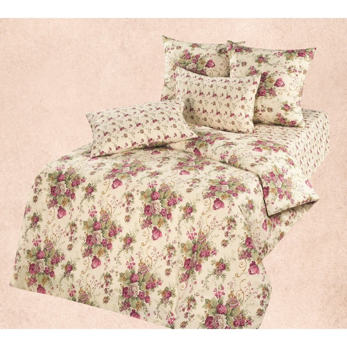 КПБ "Анжелика" дуэт, 220х240 см, 145х215 см-2 шт., 70х70 см-2 шт., ранфорс