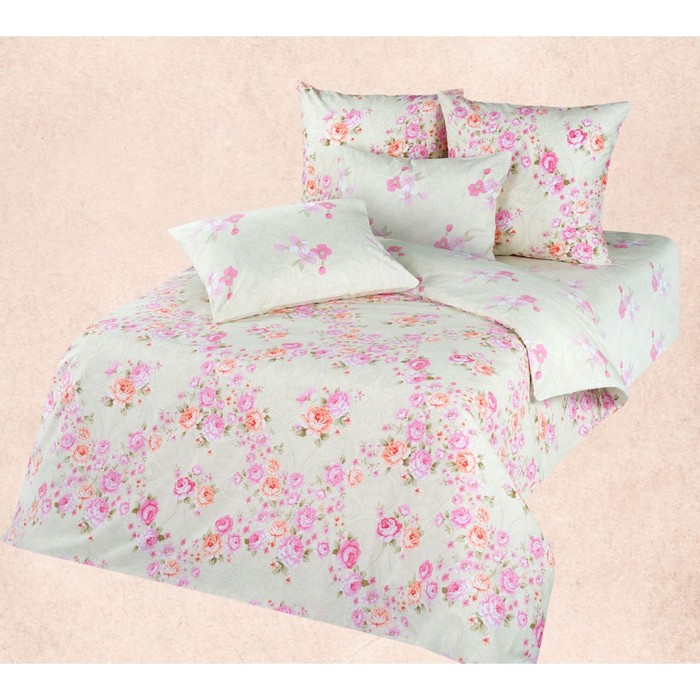 КПБ "Габриэла" 2 сп, 220х240 см, 175х215 см, 70х70 см-2 шт., ранфорс