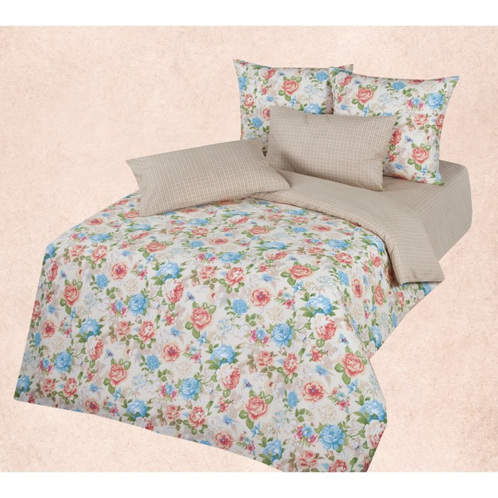 КПБ "Джесика" дуэт, 220х240 см, 145х215 см-2 шт., 70х70 см-2 шт., ранфорс