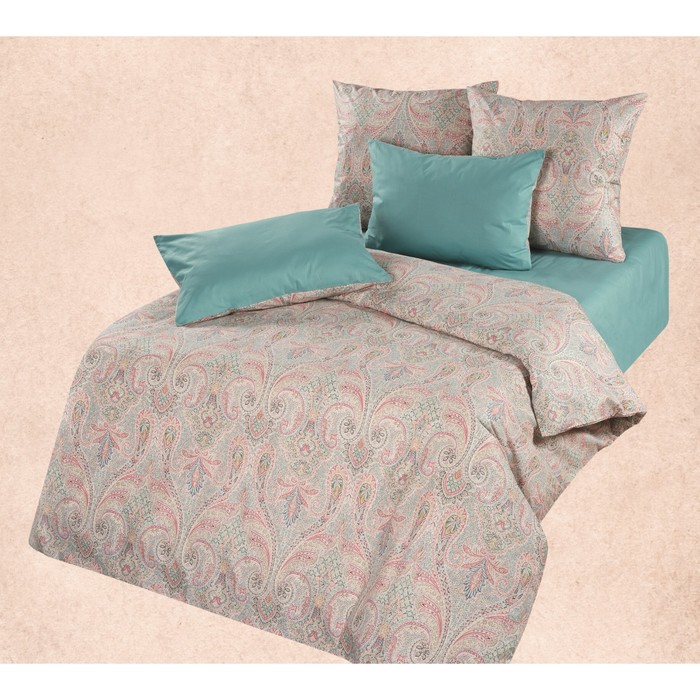 КПБ "Лейла" дуэт, 220х240 см, 145х215 см-2 шт., 70х70 см-2 шт., ранфорс