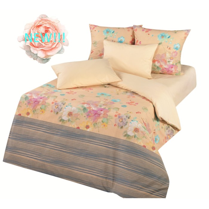 КПБ "Марианна" евро, 220х240 см, 200х220 см, 70х70 см-2 шт., ранфорс