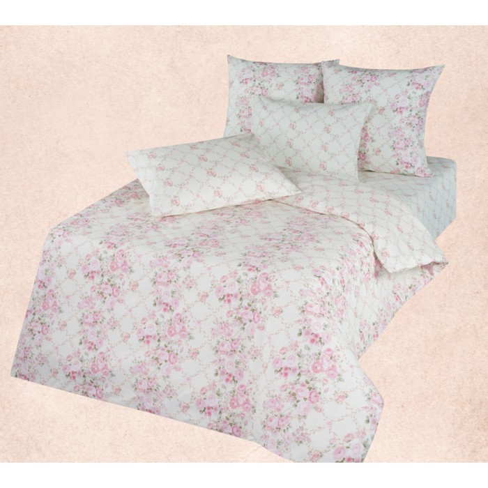 КПБ "Розалина" дуэт, 220х240 см, 145х215 см-2 шт., 70х70 см-2 шт., ранфорс