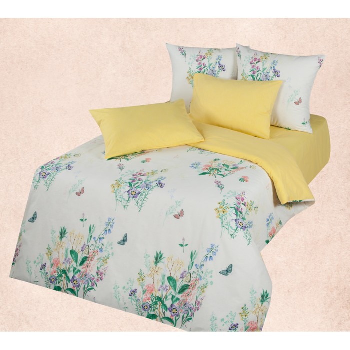 КПБ "Шанталь" 2 сп, 220х240 см, 175х215 см, 70х70 см-2 шт., ранфорс