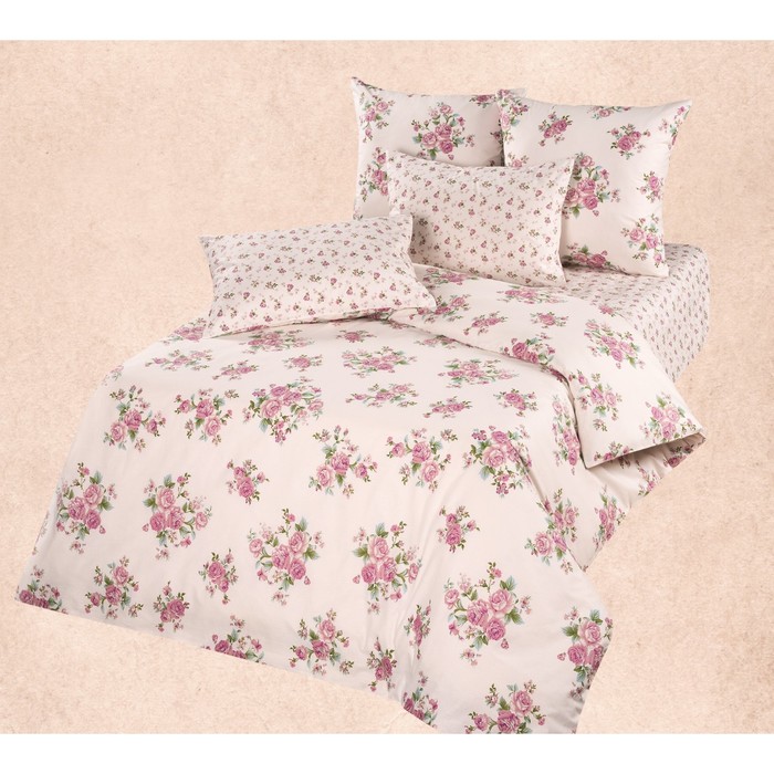 КПБ "Эльза" 2 сп, 220х240 см, 175х215 см, 70х70 см-2 шт., ранфорс