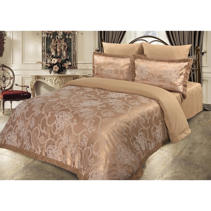 КПБ "Грильяж" евро, 220х240 см, 200х220 см, 50х70 см, 70х70 см по 2 шт., сатин