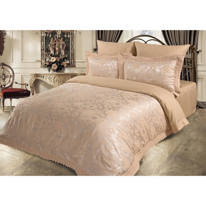 КПБ "Карамель" 2 сп, 220х240 см, 180х215 см, 70х70 см-2 шт., сатин