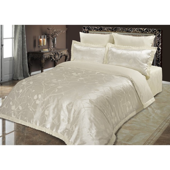 КПБ "Парфе" дуэт, 220х240 см, 150х215 см-2 шт, 50х70 см, 70х70 см по 2 шт., сатин