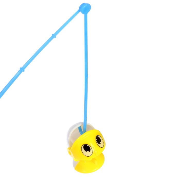 Рыбалка заводная "Утёнок", 15 рыбок, 4 удочки