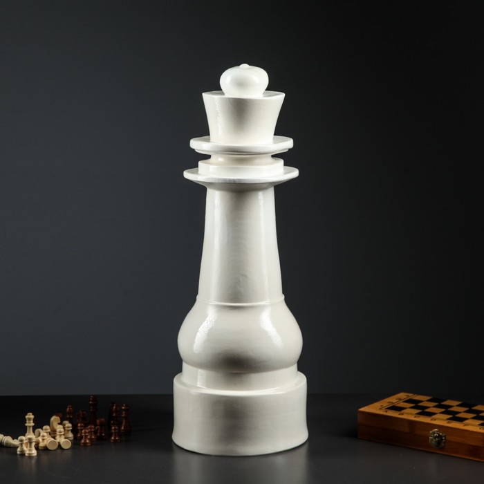 Садовая фигура "Король" белый