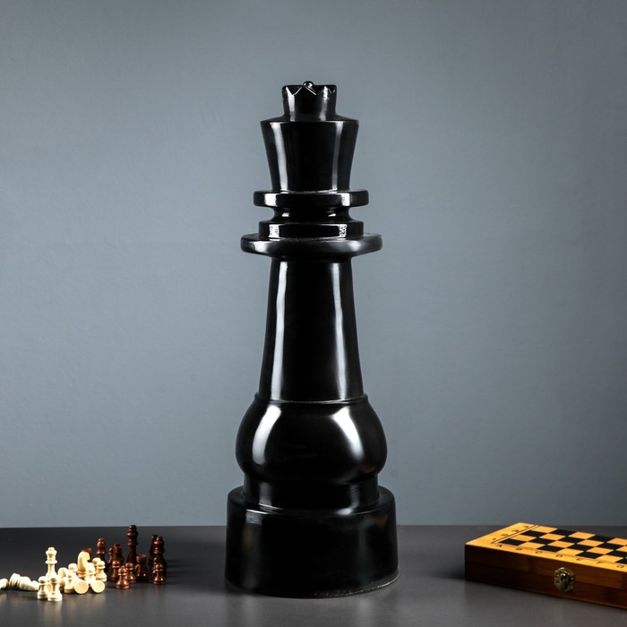 Садовая фигура "Королева" чёрный