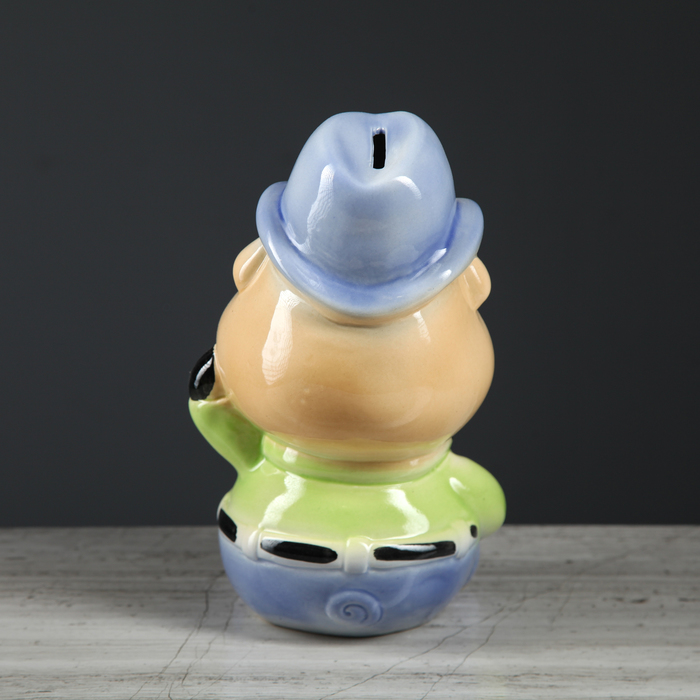 Копилка "Поросенок Фимка" 20 см, микс