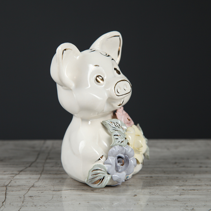 Копилка "Свинка Карапузик", лепка большая