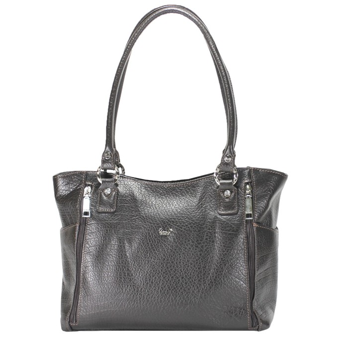 Сумка жен., н/к, размер 33х27х14 см, цвет коричневый буфало