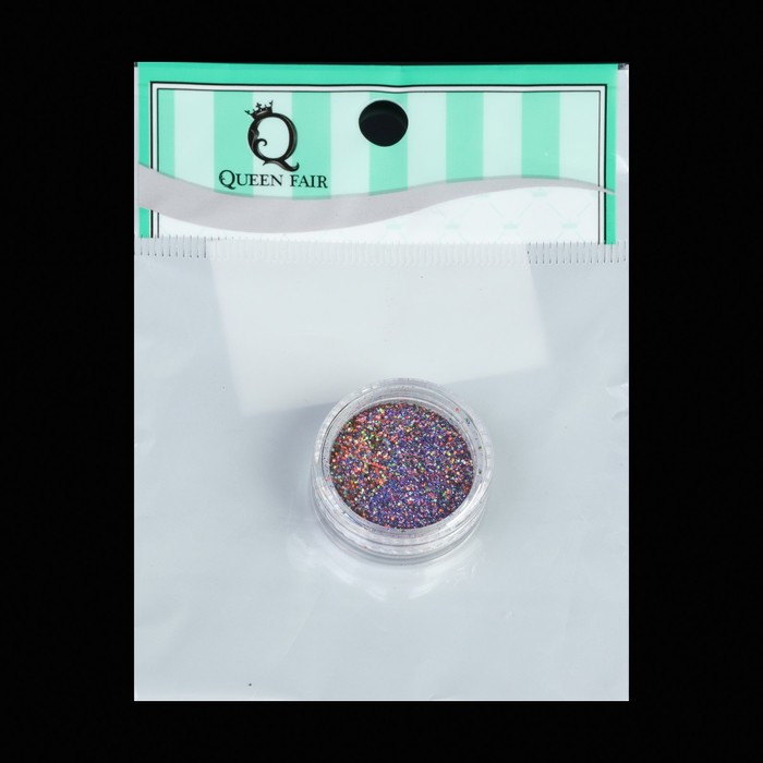 Втирка-блёстки для ногтей, цвет фиолетовый