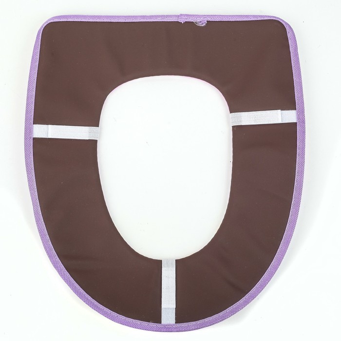 Чехол на сиденье для унитаза на липучках "Карнавал", цвет МИКС