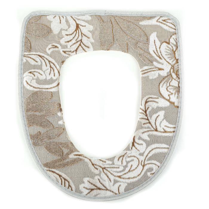 Чехол на сиденье для унитаза на липучках "Гобелен", цвет МИКС