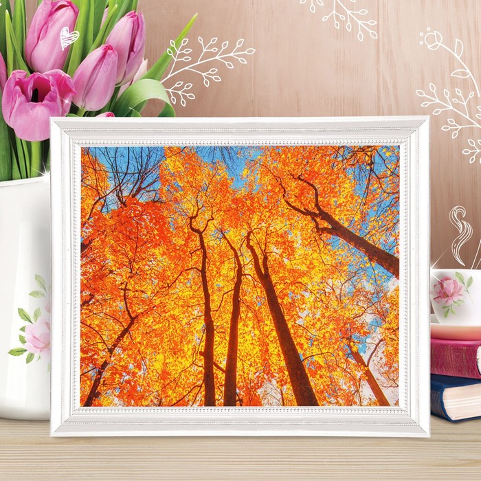 Роспись по холсту "Крона" по номерам с красками по 3 мл+ кисти+инстр+крепеж 30*40