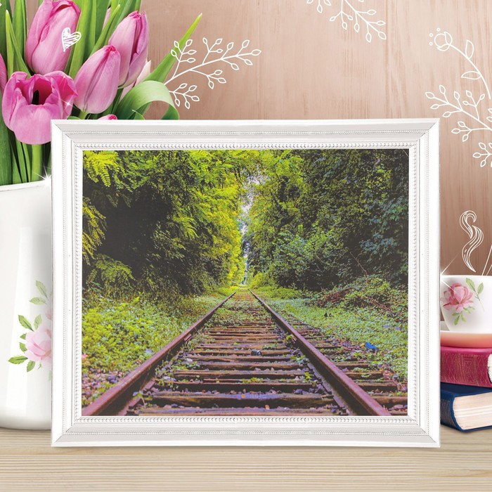 Роспись по холсту "Путь" по номерам с красками по 3 мл+ кисти+инстр+крепеж 30*40