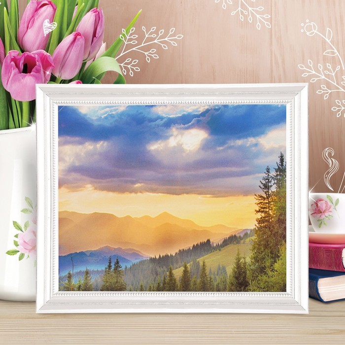 Роспись по холсту "Лучи" по номерам с красками по 3 мл+ кисти+инстр+крепеж 30*40