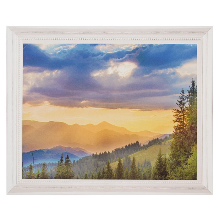 Роспись по холсту "Лучи" по номерам с красками по 3 мл+ кисти+инстр+крепеж 30*40