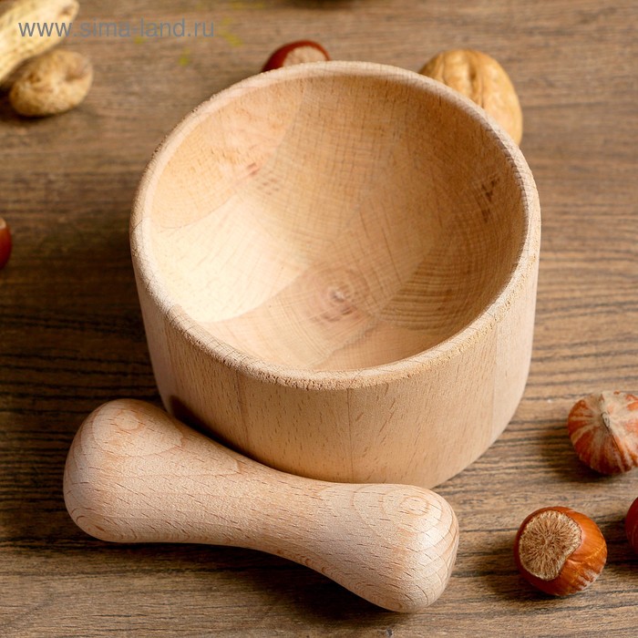 

Ступка с пестиком круглая, D=10см, 6,5см