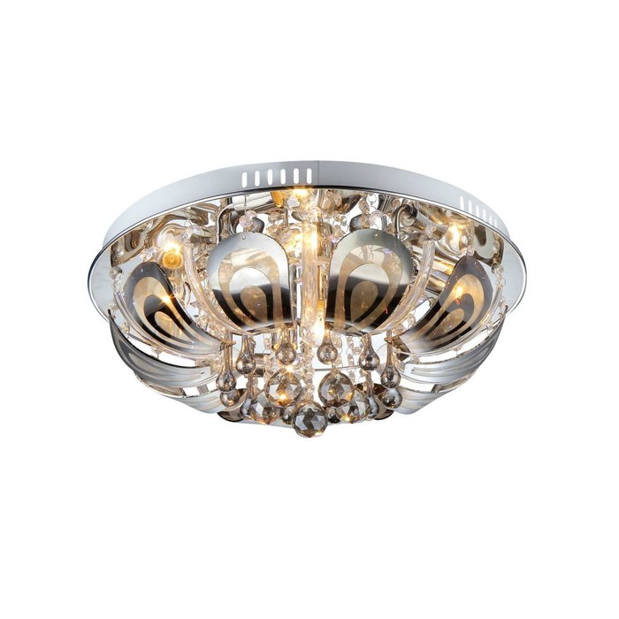 Люстра Slaviya 4x60Вт E14 хром 40x40x19см