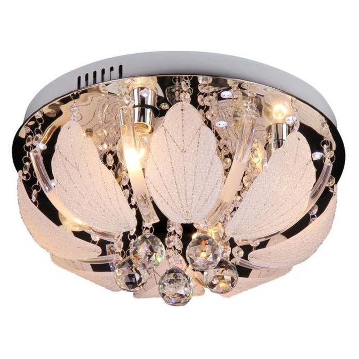 Люстра Zarina 4x60Вт E14 хром 40x40x21см