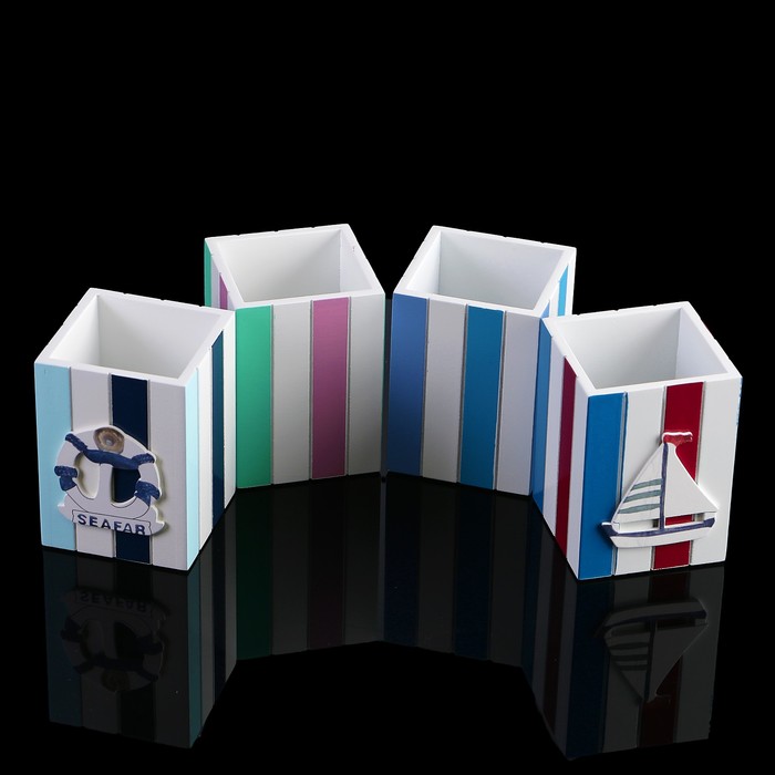 Органайзер настольный Liberty, в виде подставки, микс картинок, 7.5х8.5х12 см