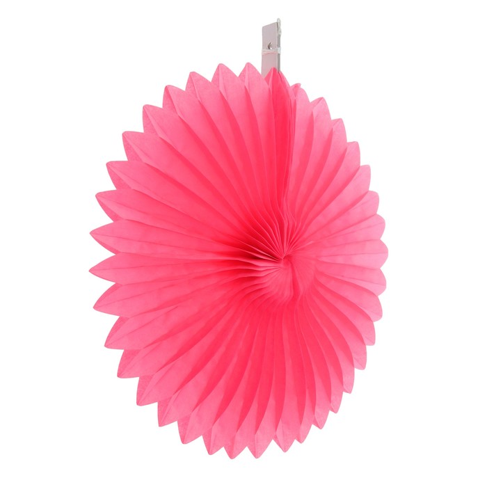 Изделие из бумаги декор "Круг" 25 см, цвет фуксия