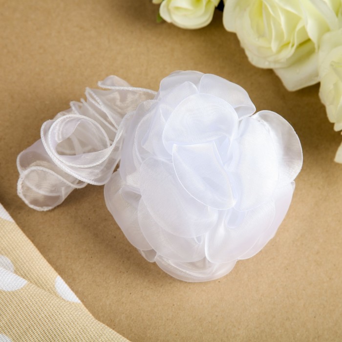 Бант для девочек с резинкой "Нежный Презент" 14 см