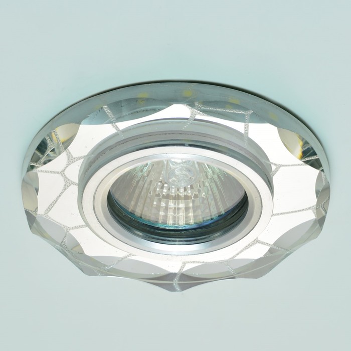 Светильник встраиваемый IL.0026.4703, GU5.3, 35 Вт, цвет алюминий, d=60мм