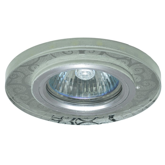 Светильник встраиваемый IL.0026.5503, GU5.3, 35 Вт, цвет алюминий, d=60мм