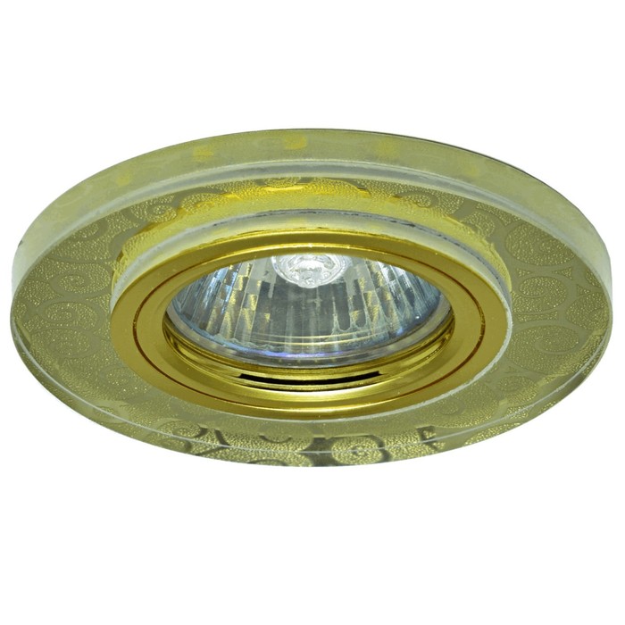 Светильник встраиваемый IL.0026.5671, GU5.3, 35 Вт, цвет золото, d=60мм