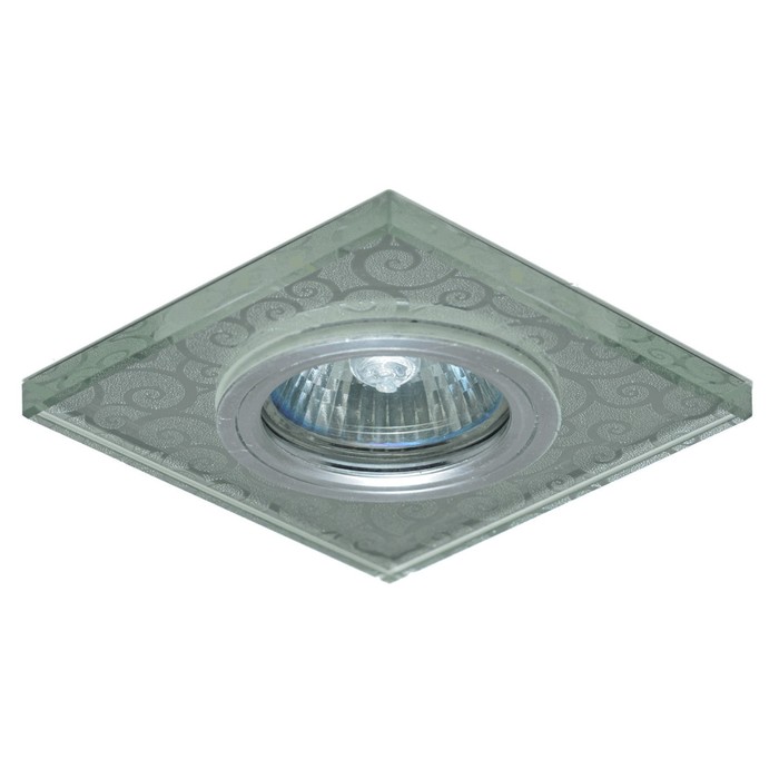 Светильник встраиваемый IL.0026.5703, GU5.3, 35 Вт, цвет алюминий, d=60мм