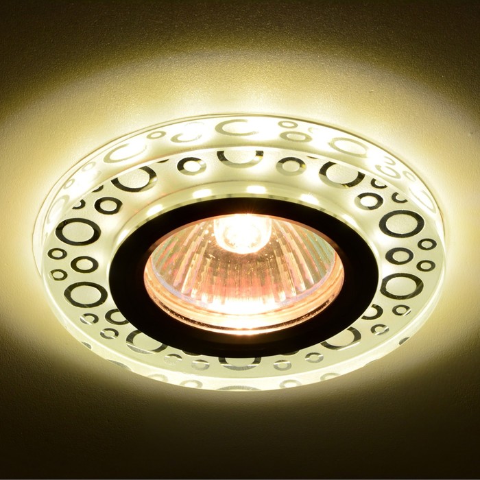 Светильник встраиваемый IL.0026.4103, GU5.3, 35 Вт, цвет алюминий, d=60мм