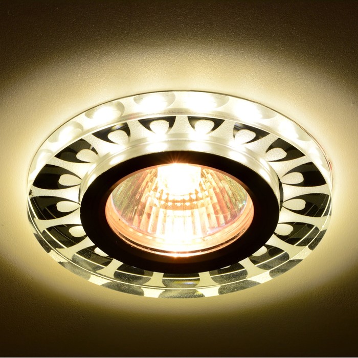 Светильник встраиваемый IL.0026.4303, GU5.3, 35 Вт, цвет алюминий, d=60мм