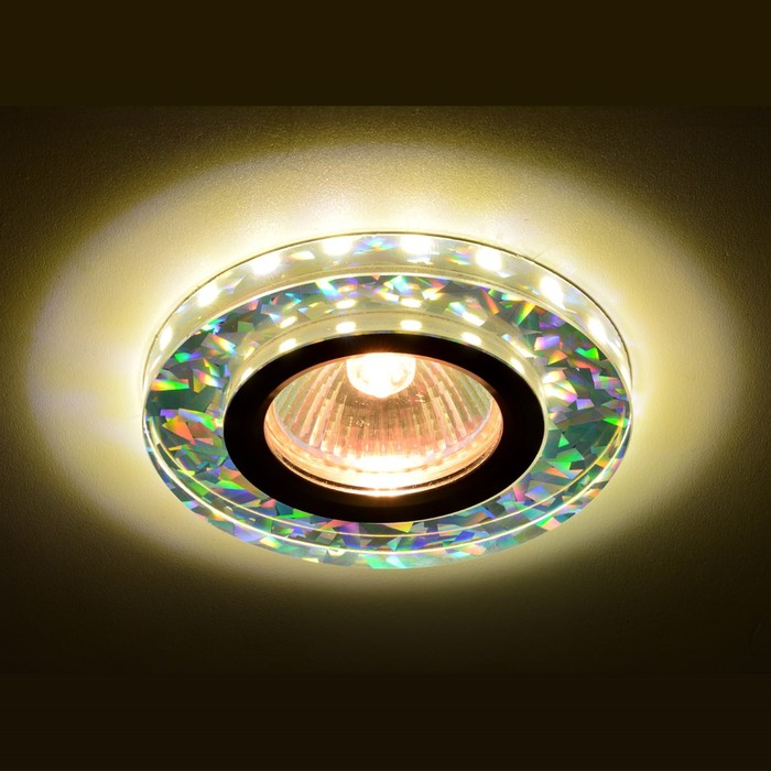 Светильник встраиваемый IL.0026.3509, GU5.3, 35 Вт, цвет алюминий, d=60мм