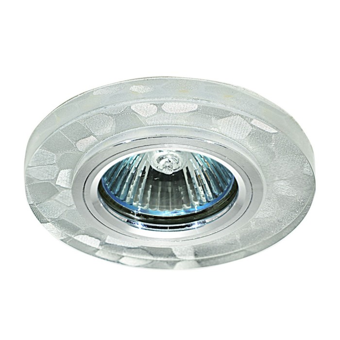 Светильник встраиваемый IL.0026.3115, GU5.3, 35 Вт, цвет алюминий, d=60мм