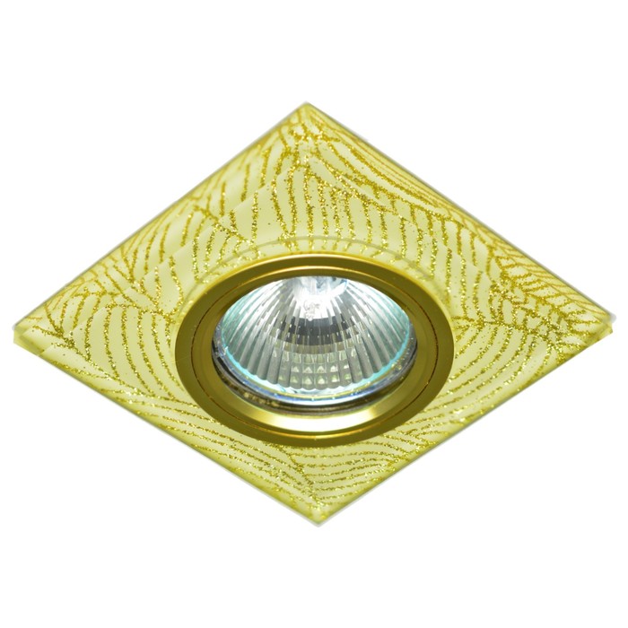Светильник встраиваемый IL.0018.9373, GU5.3, 50 Вт, цвет золото, d=60мм