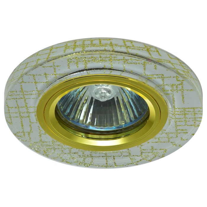 Светильник встраиваемый IL.0018.4773, GU5.3, 50 Вт, цвет золото, d=60мм