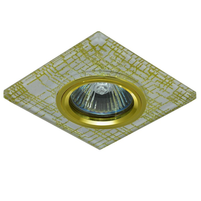 Светильник встраиваемый IL.0018.4973, GU5.3, 50 Вт, цвет золото, d=60мм