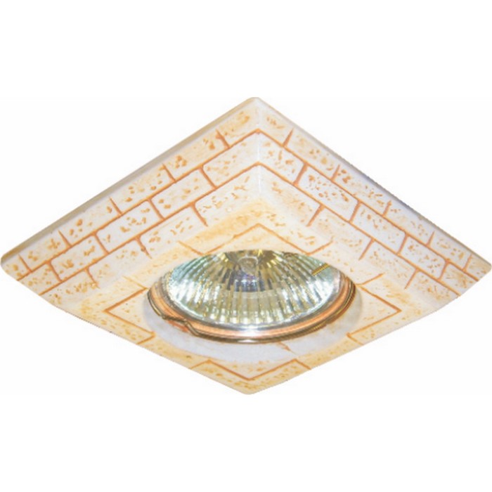 Светильник встраиваемый IL.0025.0460, GU5.3, 50 Вт, цвет алюминий, d=65мм