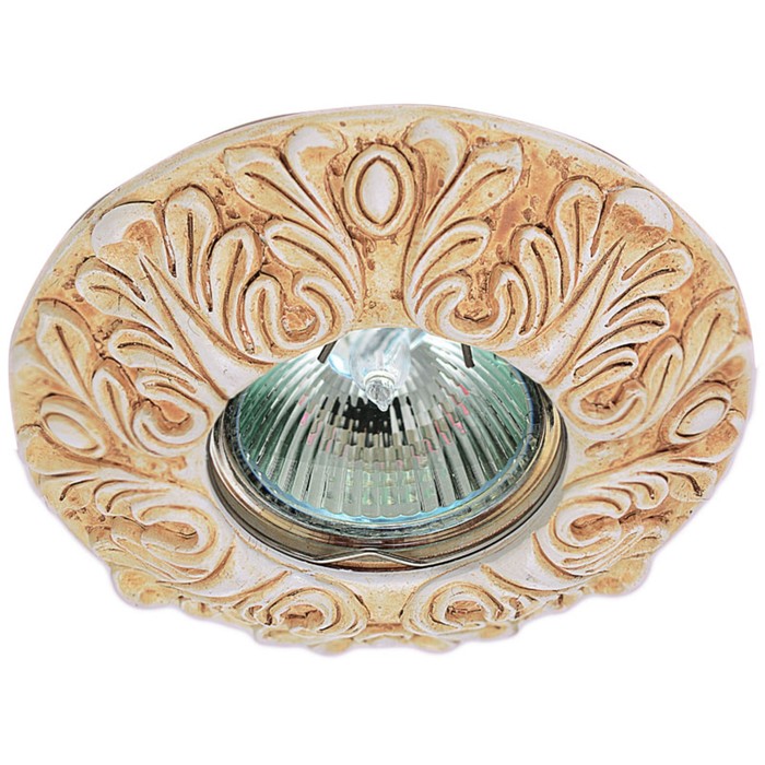 Светильник встраиваемый IL.0025.0560, GU5.3, 50 Вт, цвет алюминий, d=65мм