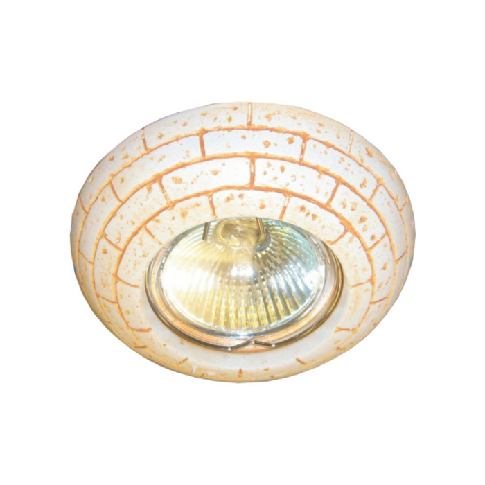 Светильник встраиваемый IL.0025.0360, GU5.3, 50 Вт, цвет алюминий, d=65мм