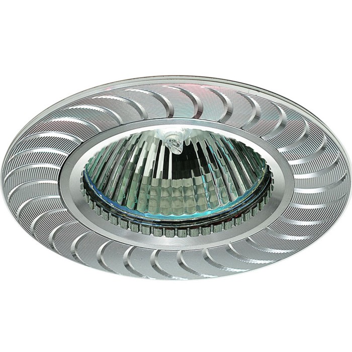 Светильник встраиваемый IL.0021.0520, GU5.3, 50 Вт, цвет алюминий, d=65мм