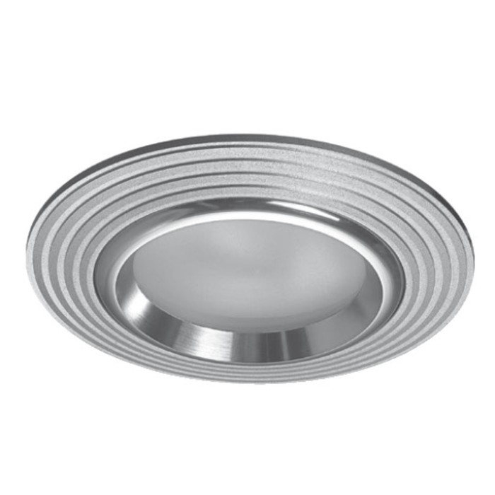 Светильник встраиваемый IL.0021.0220, GU5.3, 50 Вт, цвет алюминий, d=65мм