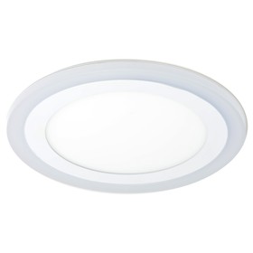 

Светильник встраиваемый LPN.892.06, LED 2700К-4000К, 6 Вт, цвет белый, d=120мм